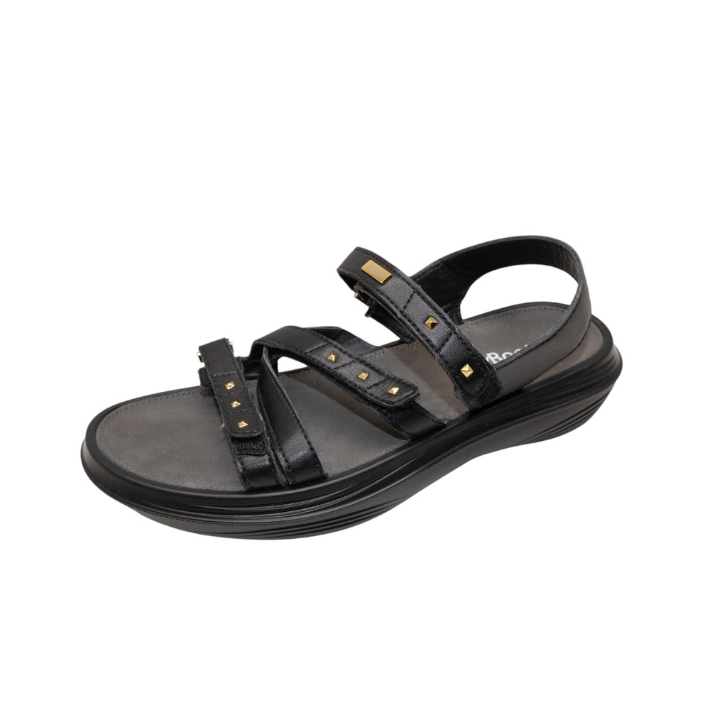 Kybun Kyboot Genf W Black Leather Walking Sandals Women's 11 EUR 42.5 New
